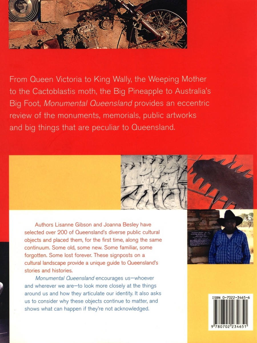 Monumental Qld back cover