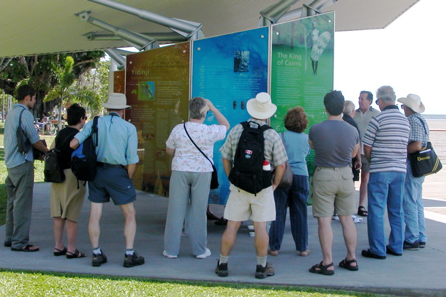 Cairns Indigenous heritage display